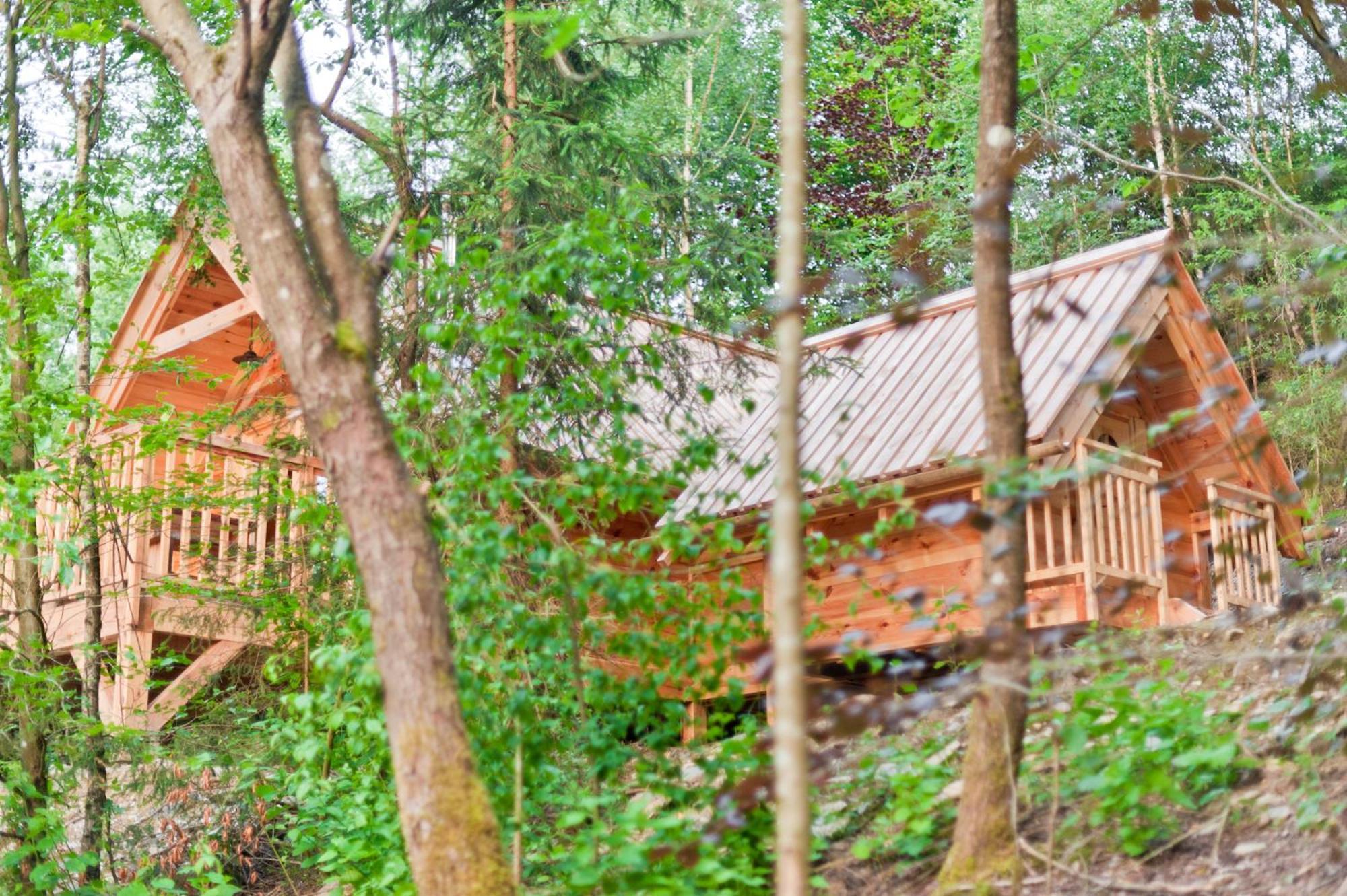 Les Cabanes De Rensiwez Mabompre エクステリア 写真